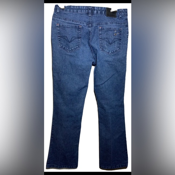 Versace Denim Jeans Vintage 90’s Size 31 Italy Ladies distress - Picture 2 of 12